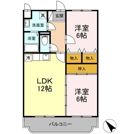 メゾンルミエールの間取り