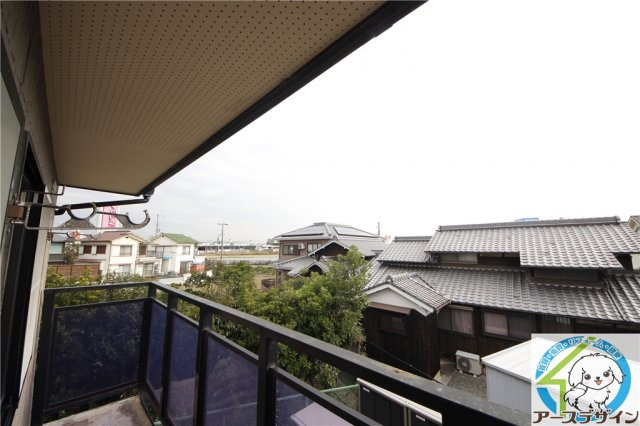 清水ハイツのバルコニー|※類似部屋