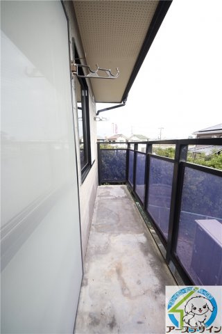 清水ハイツのバルコニー|※類似部屋