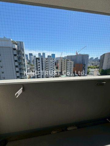 ルクレ京橋のバルコニー|広々としたバルコニーです