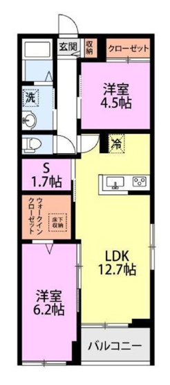 【間取り】 | （仮称）日野市百草AP