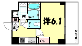 【間取り】 | 神戸国香通Futur　