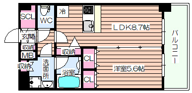 【間取り】 | ベイサイドパークOSAKAノースレジデンシス