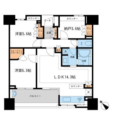【間取り】 | KDXレジデンス町田(ケーディーエックスレジデンスマチダ)