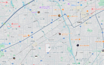 【地図】 | 高槻市登美の里町住宅