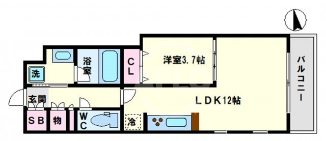 URBAN TERRACE ABENO　天王寺小学校区の間取り|アーバンテラスアベノ　間取り