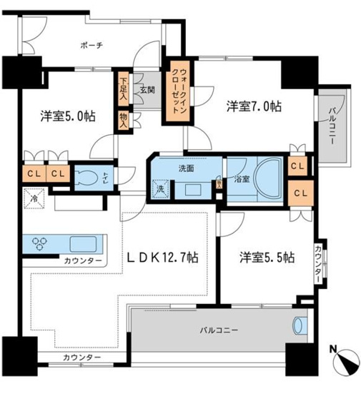 【間取り】 | KDXレジデンス町田(ケーディーエックスレジデンスマチダ)