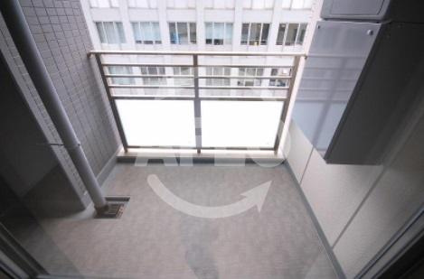 ブランズタワー大阪備後町のバルコニー|ブランズタワー大阪備後町　バルコニー