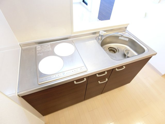 山崎マンション14のキッチン|
