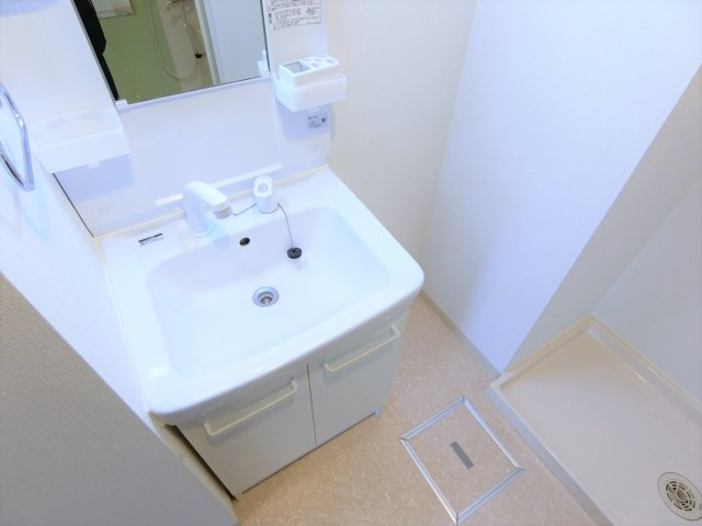 山崎マンション14の洗面所|
