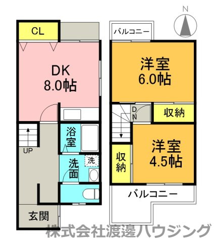 高柳2丁目貸家の間取り