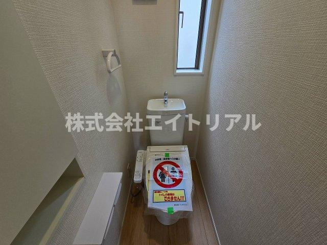 美濃加茂市森山町　第4　新築戸建　全4棟のトイレ|2階