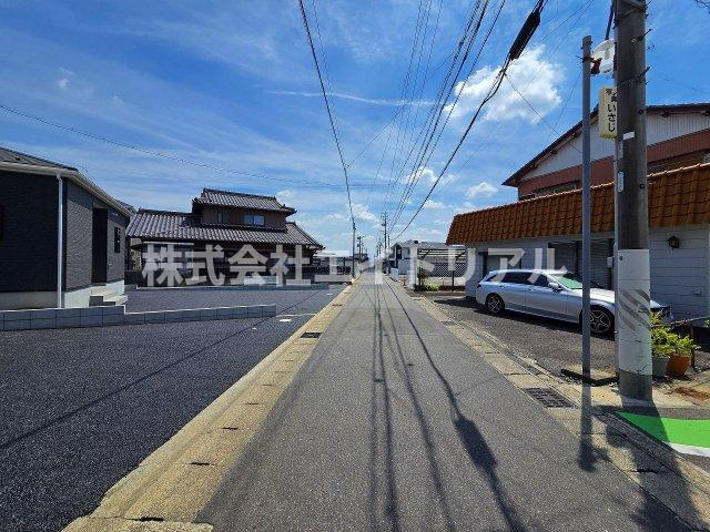 美濃加茂市森山町　第4　新築戸建　全4棟の前面道路含む現地写真
