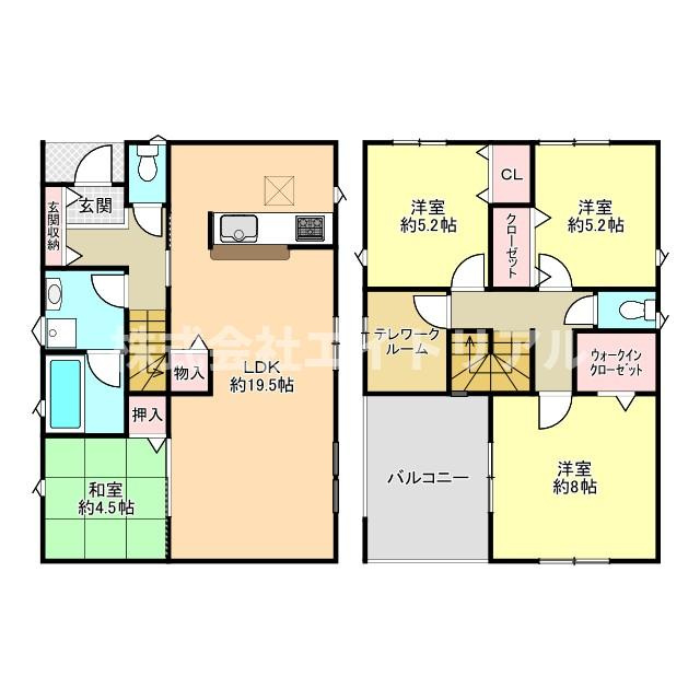 美濃加茂市森山町　第4　新築戸建　全4棟の間取り