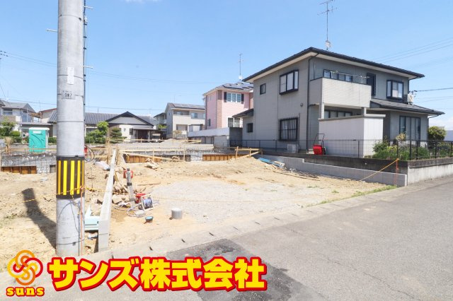 岩瀬郡鏡石町境第５　　　１号棟　　　鏡石第１小学校、鏡石中学区の外観|南西側から見た外観