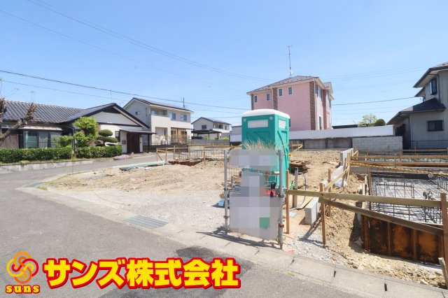 岩瀬郡鏡石町境第５　　　3号棟　　　鏡石第１小学校、鏡石中学区の外観|南西側から見た外観♪