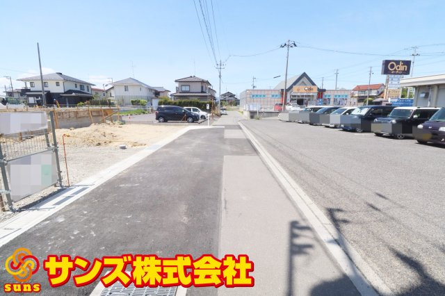 郡山市大槻町字林ノ東　　　１号棟　　　開成小学校、郡山第１中学区の外観|北側前面道路