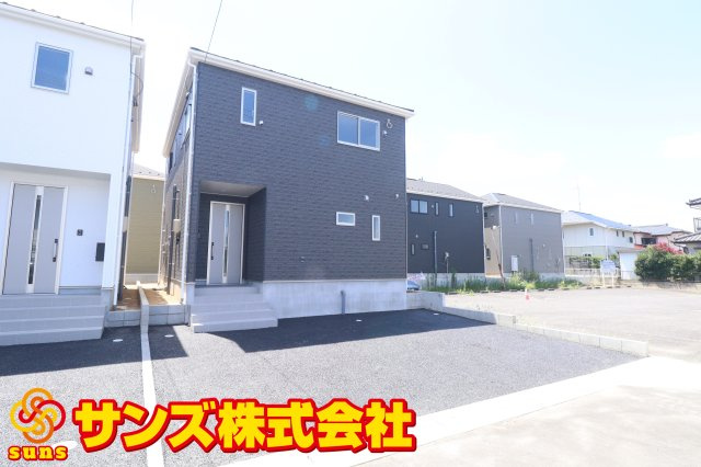 郡山市大槻町字林ノ東　　　１号棟　　　開成小学校、郡山第１中学区の外観|北東側から見た区画全体