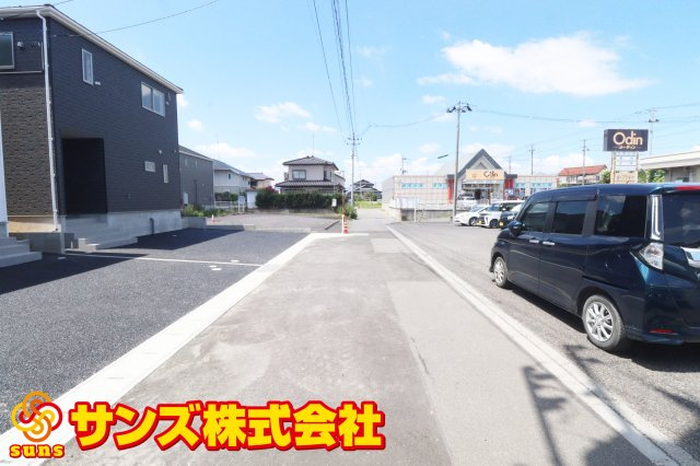 郡山市大槻町字林ノ東　　　２号棟　　　開成小学校、郡山第１中学区の外観|北側前面道路