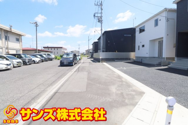郡山市大槻町字林ノ東　　　２号棟　　　開成小学校、郡山第１中学区の外観|北側前面道路