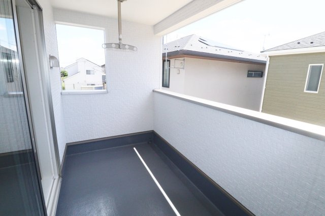 郡山市大槻町字林ノ東　　　２号棟　　　開成小学校、郡山第１中学区のバルコニー