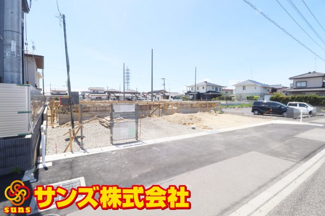 郡山市大槻町字林ノ東　　　２号棟　　　開成小学校、郡山第１中学区の外観|北東側から見た区画全体