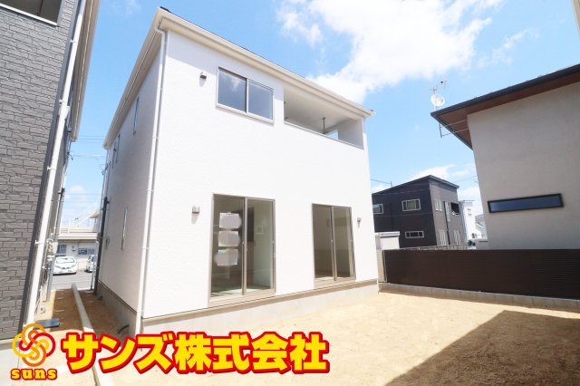 郡山市大槻町字林ノ東　　　２号棟　　　開成小学校、郡山第１中学区の外観|南西側から見た外観
