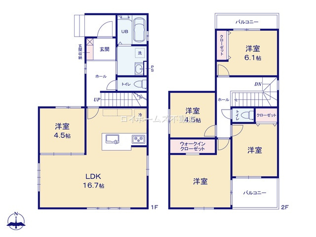 【外観】 | 東海市加木屋町仲新田59-10『仲介料無料』新築戸建て