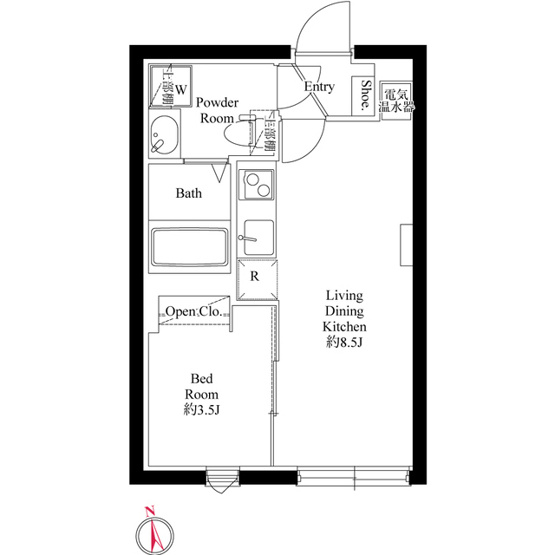 【間取り】 | CASA PIAZZA 上野松が谷