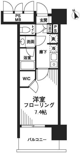 【間取り】 | フォンテーヌ芝浦