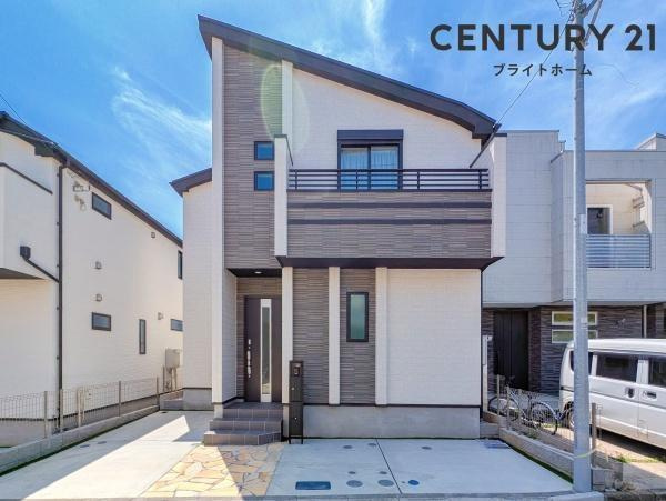 横浜市港北区小机町の新築一戸建の外観：施工例|同じ施工会社が建築した施工例です。