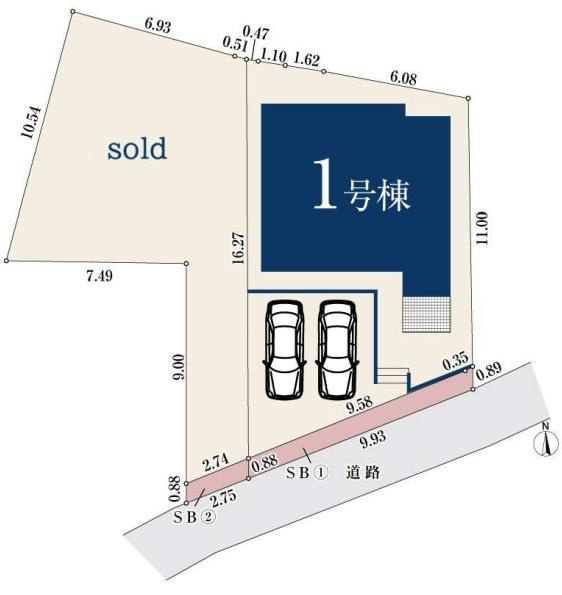 横浜市旭区川島町の新築一戸建の区画図|最終1棟の販売です！
お気軽にお問合せ下さい！