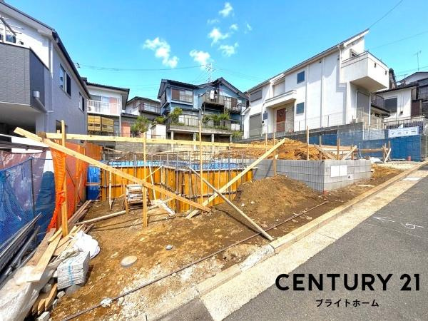 横浜市旭区今宿町の新築一戸建の前面道路含む現地写真|閑静な住宅街につき住環境良好です♪