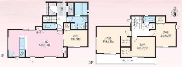 寝屋川市高宮２丁目の新築一戸建の画像