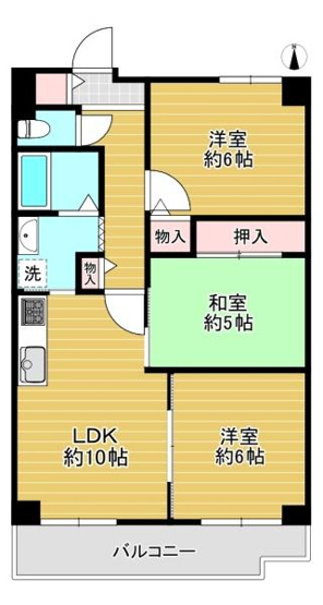 【間取り】 | 鶴見緑地レックスマンション