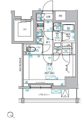 RELUXIA TOKYO EASTの間取り