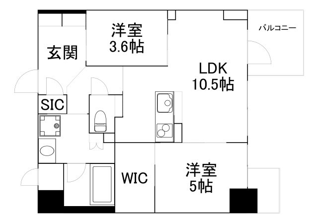 【間取り】 | S-RESIDENCE福島diverse