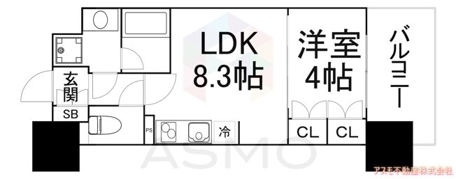【間取り】 | アーバンドルフ天満