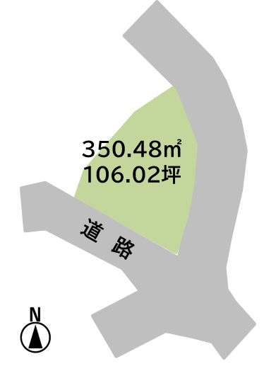 館山ポピーランド　スカイテラスLA-1　売地の土地図