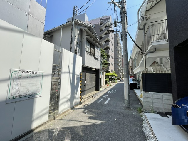 三田2丁目売地の前面道路含む現地写真