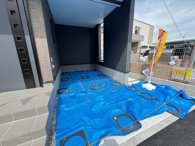 高石市取石3丁目　新築分譲住宅の駐車場