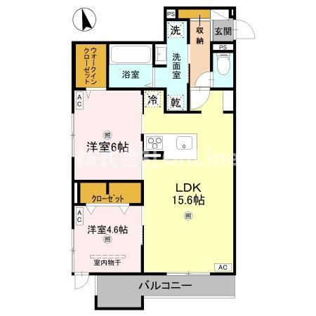 【間取り】 | (仮称)D-ROOM八尾市東本町3丁目