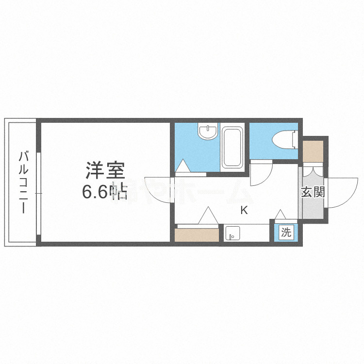エスティライフ難波西の間取り
