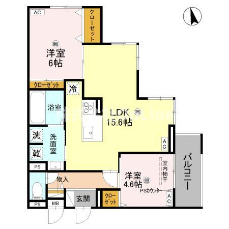 【間取り】 | (仮称)D-ROOM八尾市東本町3丁目