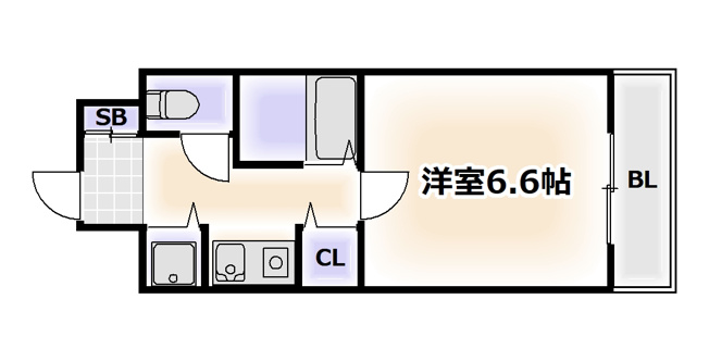【間取り】 | エスティライフ難波西