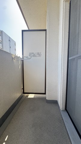グレイス室見のバルコニー