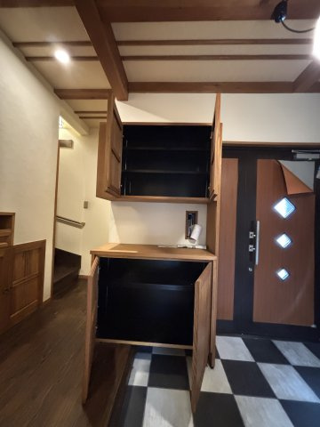 杢の長屋の収納