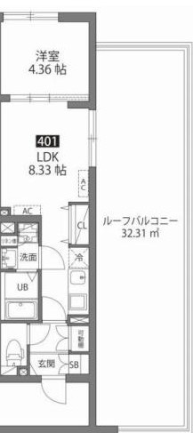 ルネコート大鳥居Ⅳの間取り