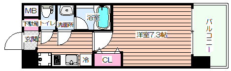 【間取り】 | レオングラン新大阪レジデンス