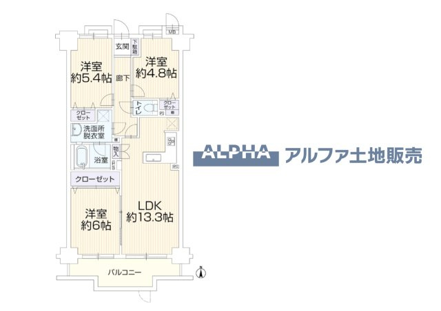 マージュ高幡不動の間取り|【Floor plan】
◆採光と風◆家事導線も比較的良好で、2面採光と風通しの良さで過ごしやすい麗(うら)らかな気分にさせてくれるリビングダイニングルーム